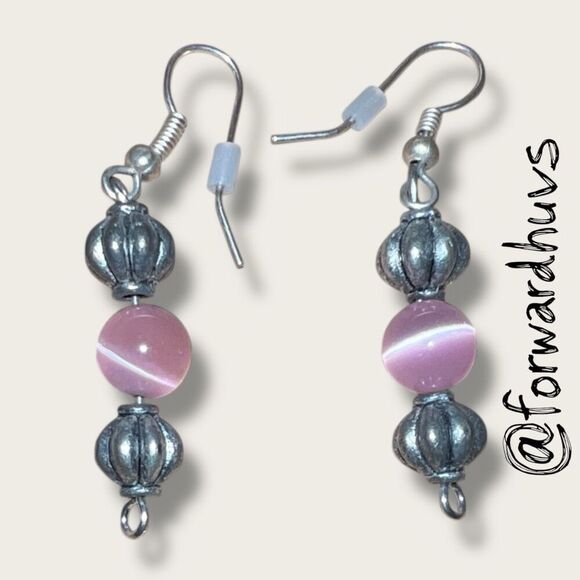 Bundle Sale 3 for $15 | Handcrafted Beaded Drop Earrings - Picture 6 of 9